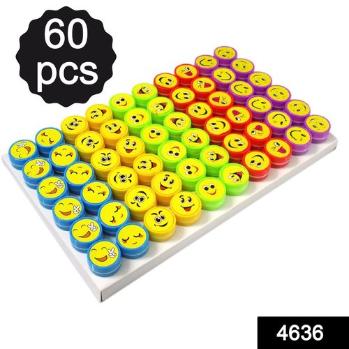 4636 60 Piece Stamps For Kids Reward Pencil Top Stamp Gift By DEODAP INTERNATIONAL PRIVATE LIMITED