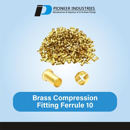 Brass Compression Fitting Ferrule 10