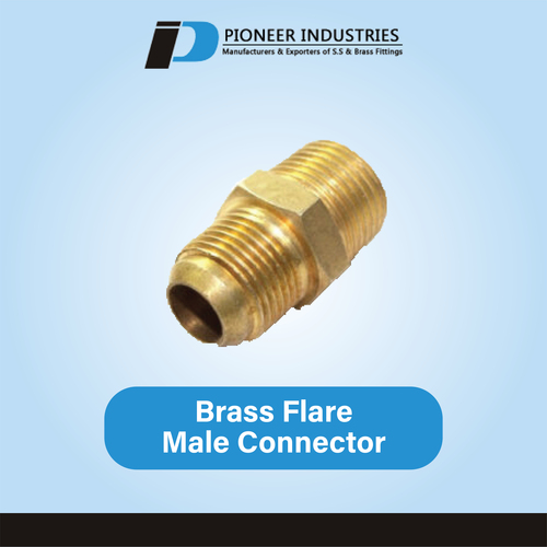 Brass Flare Male Connector