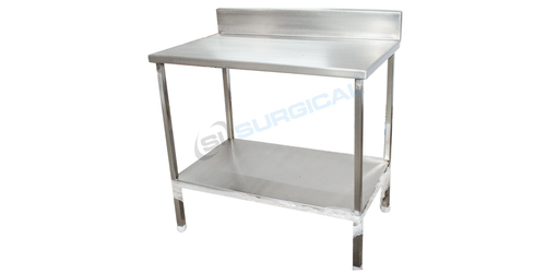 Ss Table With One Undershelf