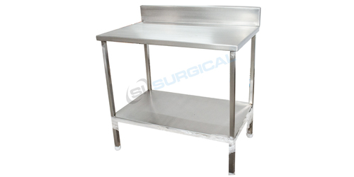 ss table with one undershelf