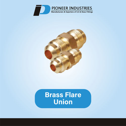 Brass Flare Union