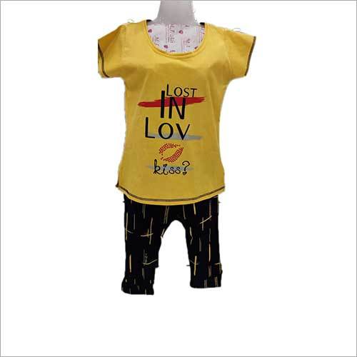 Girls Trendy Night Suit Set