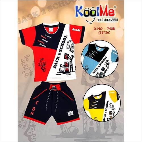 Boys Casual Round Neck Baba Suit