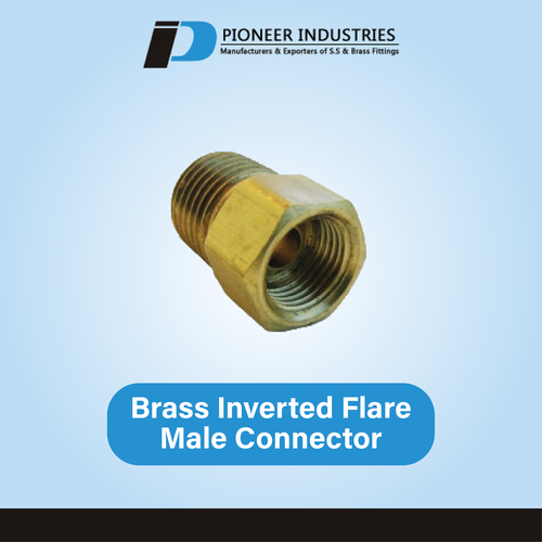 Brass Inverted Flare Male Connector