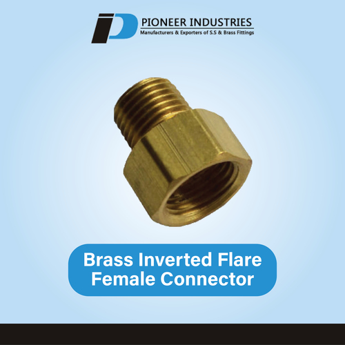 Brass Inverted Flare Female Connector