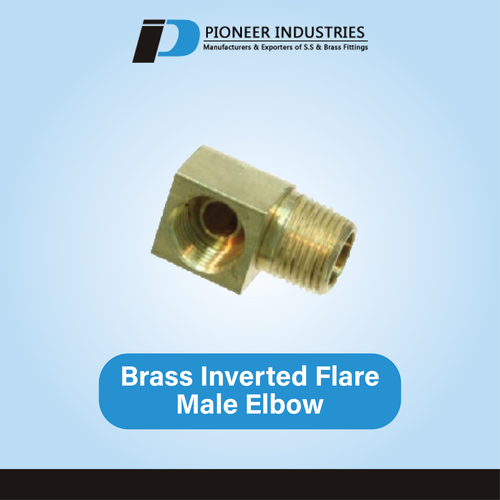 Brass Inverted Flare Male Elbow