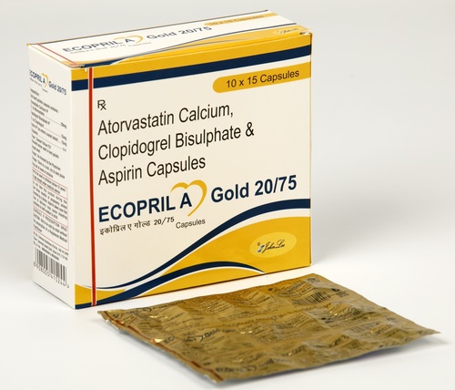 Atorvastatin 20 MG + Clopidogrel 75 MG + Aspirin 75 MG