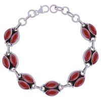 AMETHYST NATURAL GEMSTONE 925 STERLING SOLID SILVER MARQUISE CUT STONE HANDMADE BRACELET
