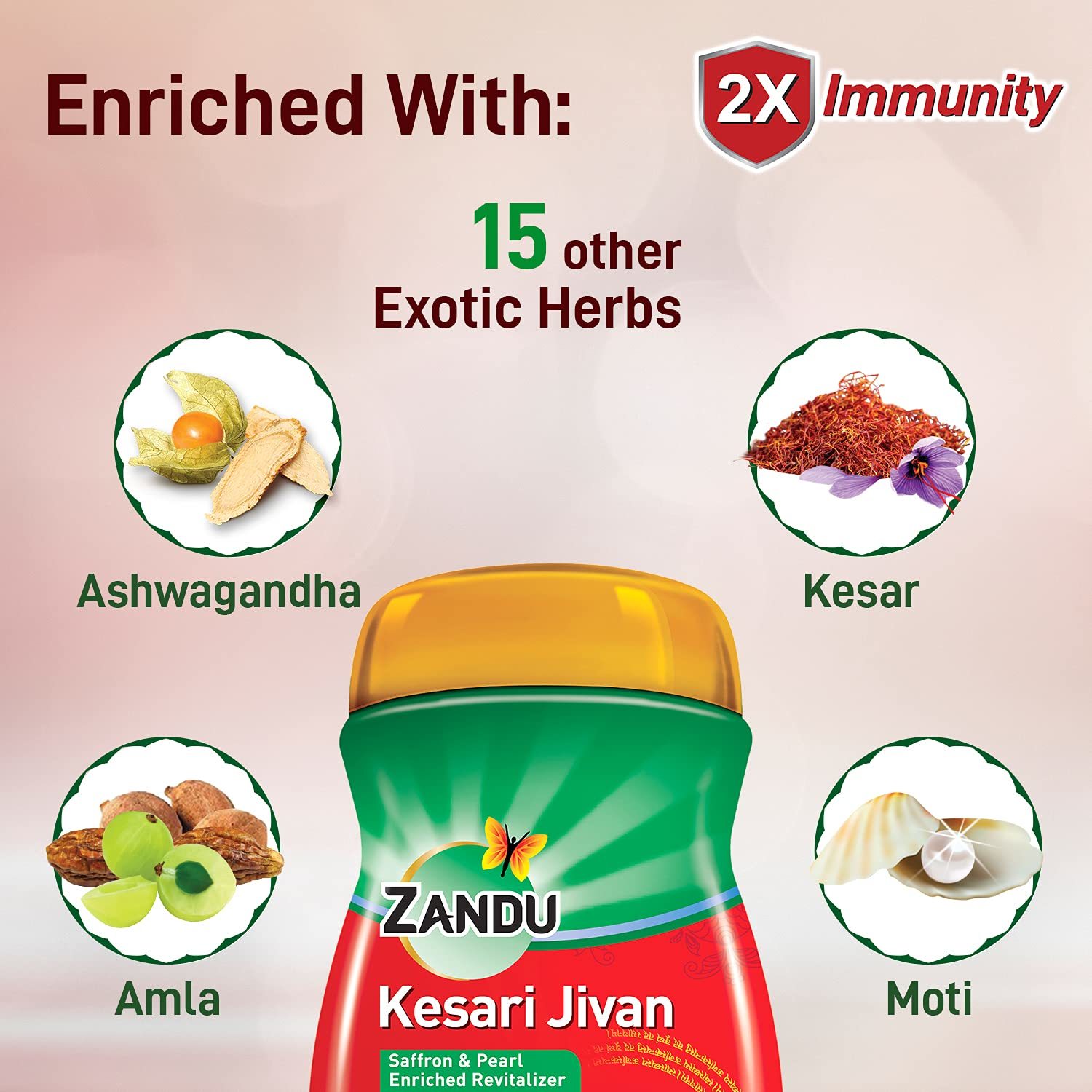 Zandu Kesari Jivan Ayurvedic Immunity Booster - 450g