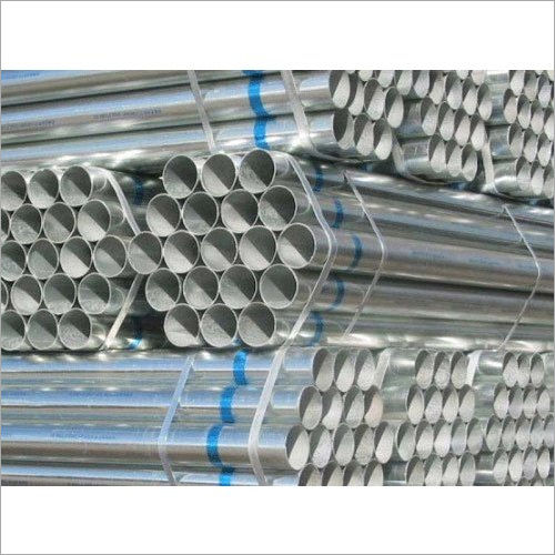 Silver Gi Round Pipes