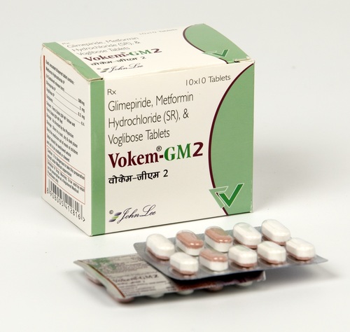 Voglibose 0.2 MG + Metformin 500 MG + Glimepiride 2 MG