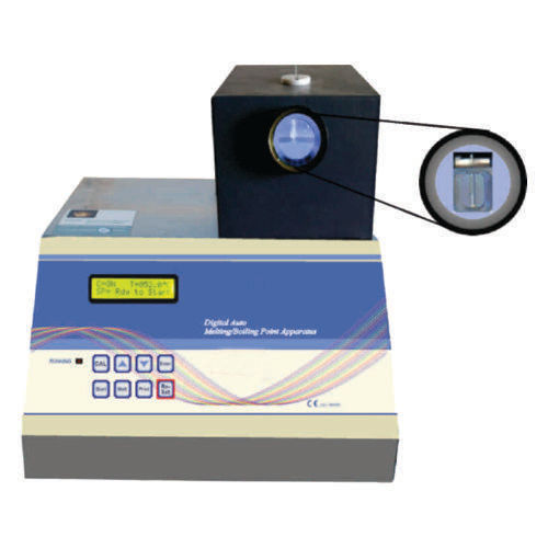 Melting Point Apparatus Microprocessor Controlled Visualization Technique Suitable for Dark Colored/any colored samples