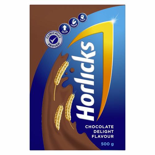 Horlicks Health & Nutrition Drink Chocolate - 500G Age Group: Suitable For All