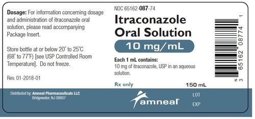 Itraconazole oral solution