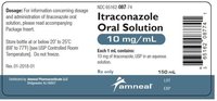 Itraconazole oral solution