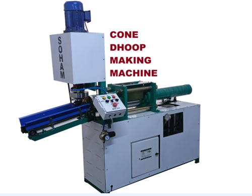 Hydraulic Cone Dhoop Making Machine