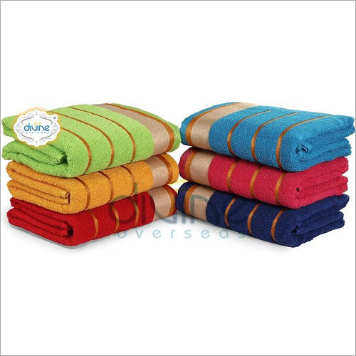 Plain Dyed Pack Of 6 Divine Overseas Joy Bath Towel