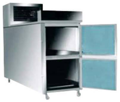 Mortuary Chamber NU-152 - Stainless Steel & Mild Steel, 1-6 Bodies, Temperature Control 2-5Â°C, Electric 220V, Durable & Smooth Operation, Independent Locks
