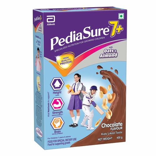 Herbal Medicine Pediasure 7+ Specialized Nutrition Drink Powder For Growing Children Chocolate Flavour - 400G