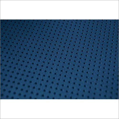 Chrome Suede Perforated Leather