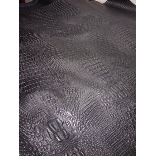 Crocodile Printed Finished Leather