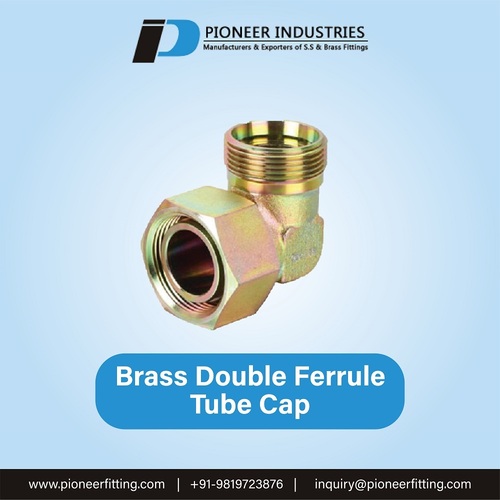 Brass Double Ferrule Tube Cap