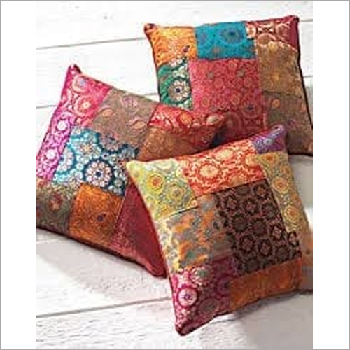 Embroidered Rajasthani Cushion Cover