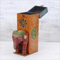 Handcrafted Wooden Hand Painted Box