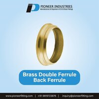 Brass Double Ferrule Fitting