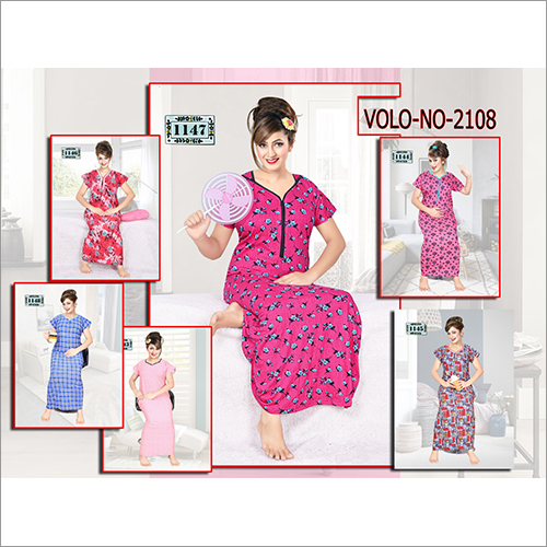 Ladies Printed Designer Nighty