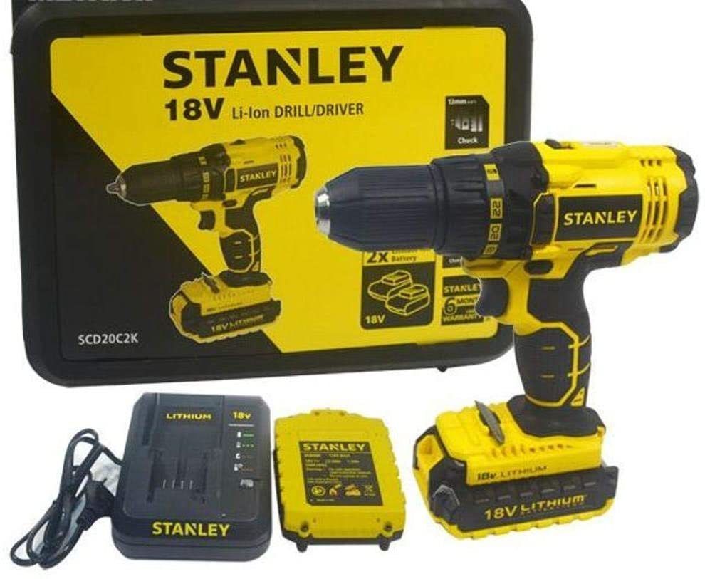 Stanley 18V Li-ion Drill Driver  SCD20S2K