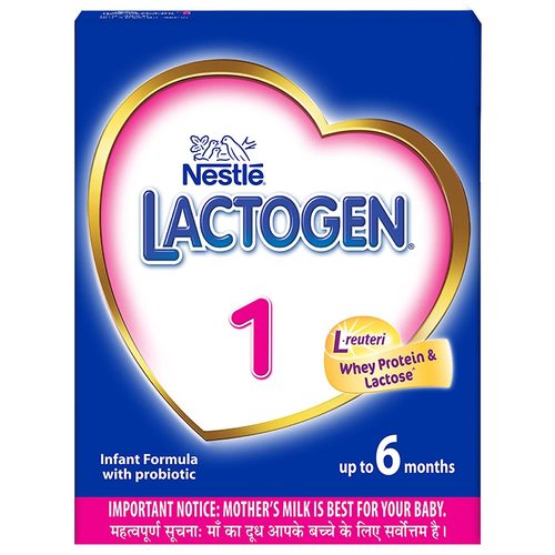 Nestle Lactogen 1 Infant Formula Powder - Upto 6 Months, Stage 1 - 400G Age Group: Suitable For All