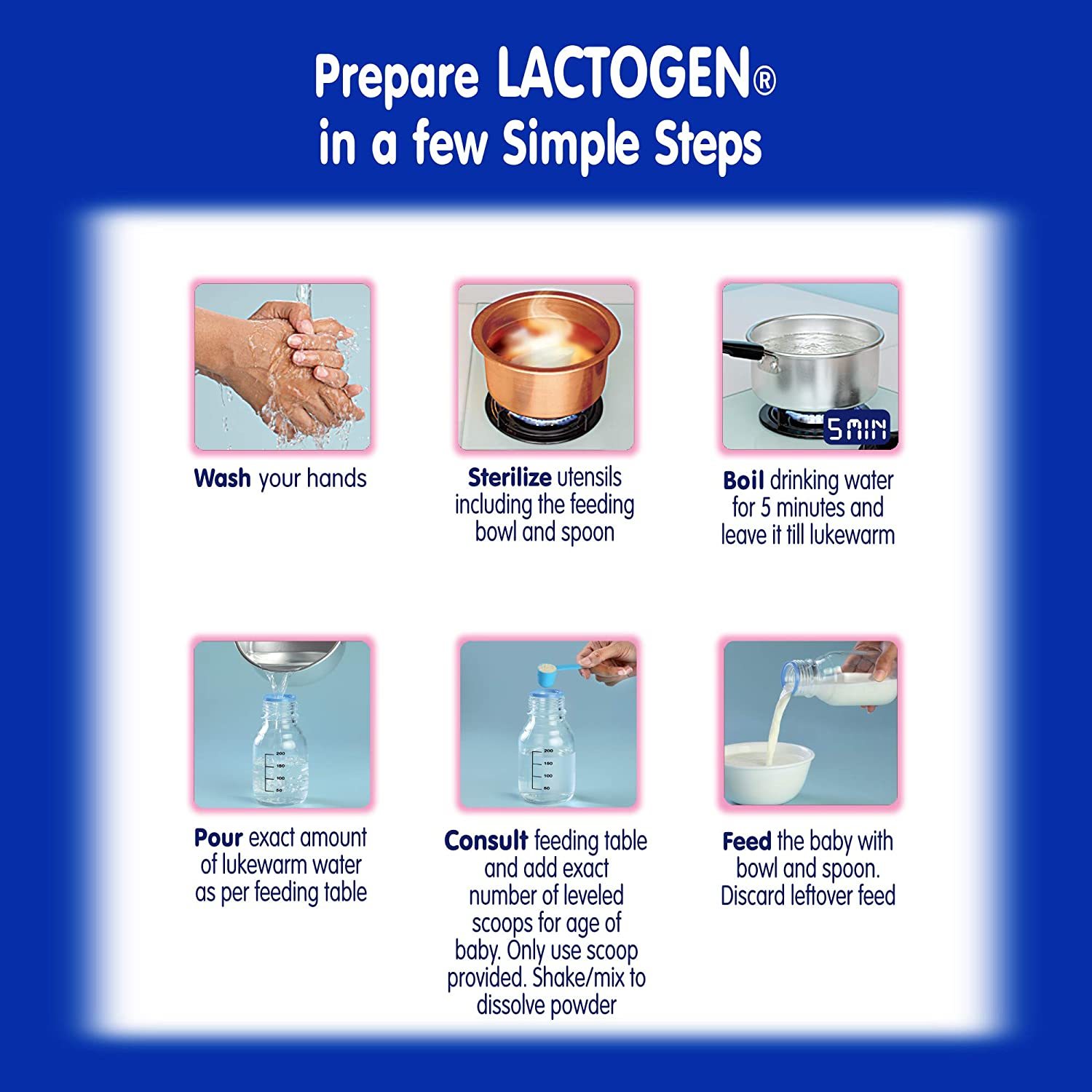 Nestle Lactogen 1 Infant Formula Powder - Upto 6 Months, Stage 1 - 400g