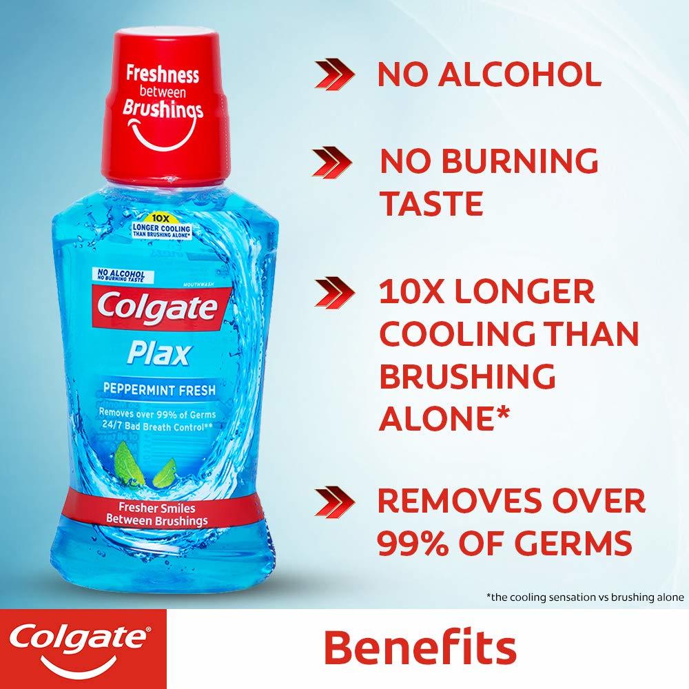 Colgate Plax Peppermint Fresh Mouthwash - 250 ml