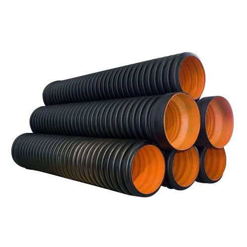 Orange Double Wall Corrugated Pipes