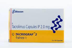 Tacrograf 2 Capsule(Tacrolimus (2mg)