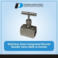 Stainless Steel Integrated Bonnet Needle Valve Male to female