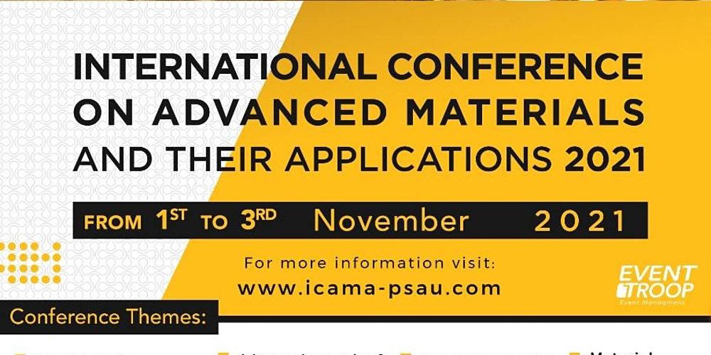 International Conference on Advanced Materials and their Applications - Advanced Materials Science, Nanotechnology, Sustainable Development | Research, Networking, Collaboration, Innovation