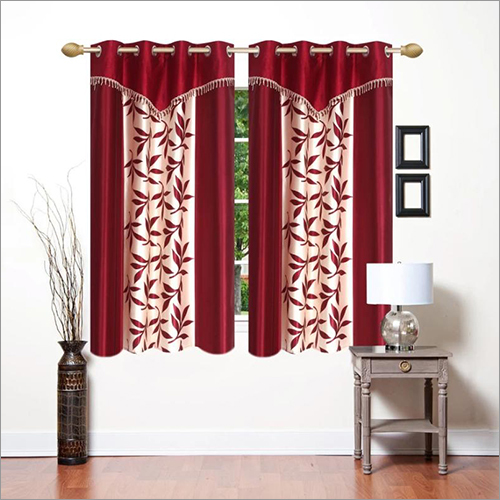 Printed Patch Window Curtain