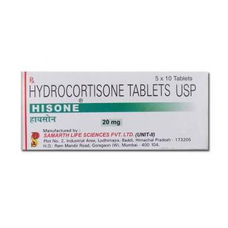 HYDROCORTISONE 20 MG TABLET (HISONE)