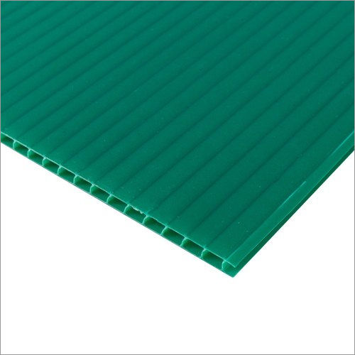 Green Pp Corrugated Sheets Size: 1830Mm X 1220 Mm