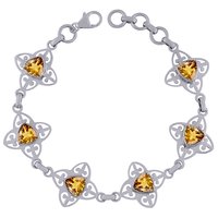 GARNET NATURAL GEMSTONE 925 STERLING SOLID SILVER TRIANGLE CUT STONE JALI HANDMADE BRACELET