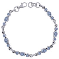 AMETHYST NATURAL GEMSTONE 925 STERLING SOLID SILVER ROUND/OVAL CUT STONE HANDMADE BRACELET