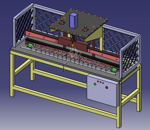 Vertical plastic bending machine