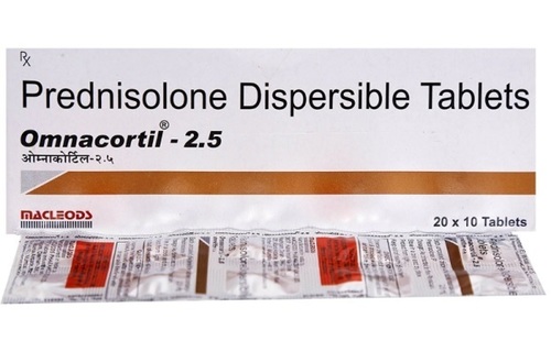 PREDNISOLONE 2.5 MG TABLET (OMNACORTIL)