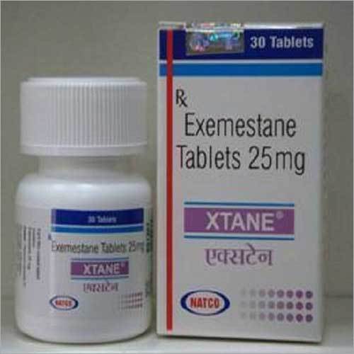 Exemestane Tablets - 25 mg, 30 Tablets Per Box | Efficacious Anti-Cancer Treatment, Preventative Packaging, Purity Assured