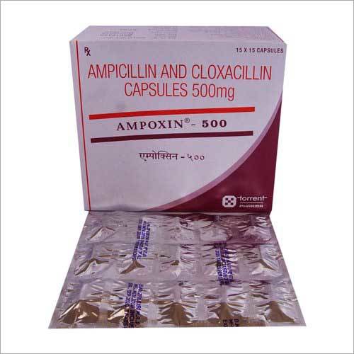 Ampicillin And Cloxacillin Capsules Antibiotic