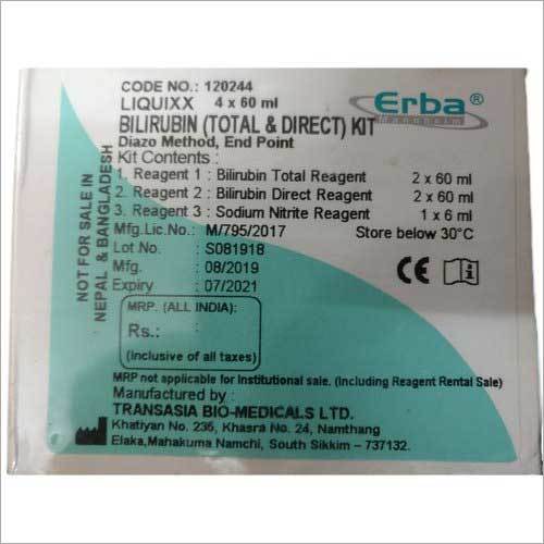 Bilirubin Total Direct Test Kit