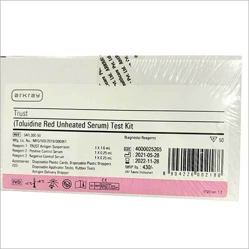 Trust Toluidine Red Unheated Serum Test Kit